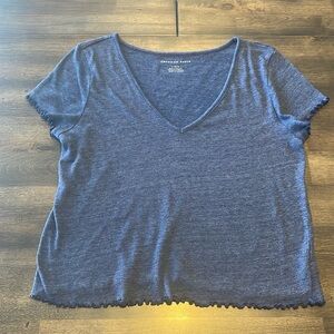 American Eagle brand v neck tee shirt